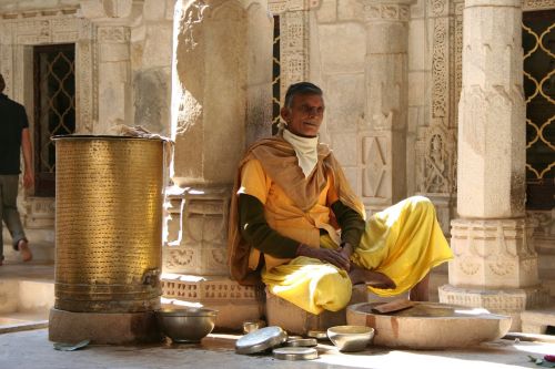 Vienuolis, Meditacija, Rajasthan, Religija, Šventykla, Indija, Budizmas, Kelionė