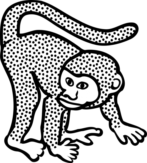 Beždžionė, Gyvūnas, Ape, Animacinis Filmas, Nemokama Vektorinė Grafika