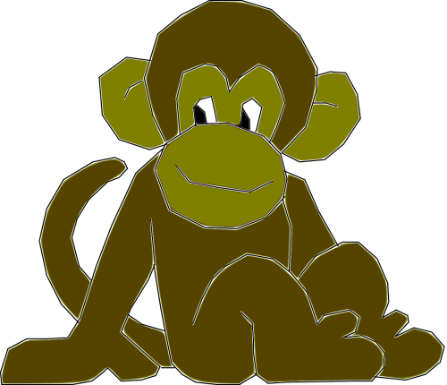 Beždžionė, Ape, Šimpanzė, Gyvūnas, Šimpanzė, Mielas, Primatai, Žinduolis, Zoologijos Sodas, Laukinė Gamta, Animacinis Filmas, Ruda, Nemokama Vektorinė Grafika