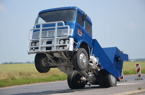 Monster Truck, Rodyti, Mėlynas, Galingas Variklis