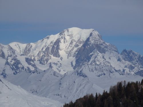 Mont Blanc, France, Alpės, Kalnai