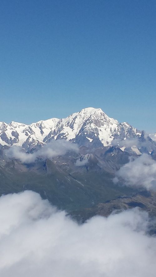Mont Blanc, Alpės, Kalnas, France