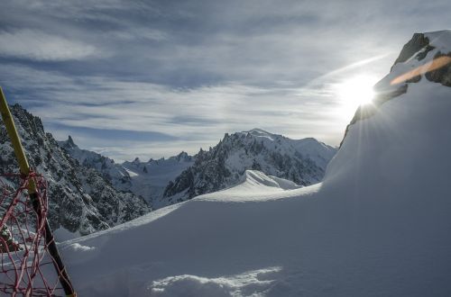 Mont Blanc, Kalnas, Sniegas, Slidinėjimas