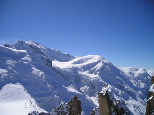 Mont Blanc, Chamonix, Alpių, Sniegas, Kalnai, Aukšti Kalnai