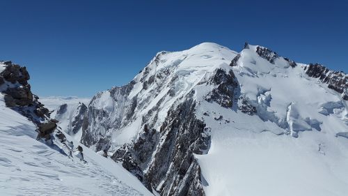 Mont Maudit, Mont Blanc, Aukšti Kalnai, Chamonix, Mont Blanc Group, Kalnai, Alpių, Aukščiausiojo Lygio Susitikimas, Sniegas, Aukštas, Kraštovaizdis, France, Žiemą, Alpinizmas, Šaltas