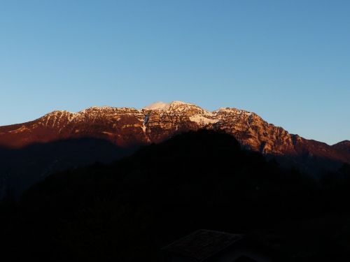 Aukštas Kalnas, Monte Altissimo Modenoje, Kalnų, Garda, Garda Kalnai, Monte Baldo Tvirtas, Monte Baldo, Summit, Snowy