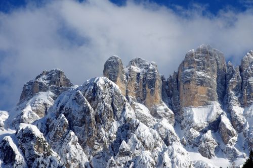 Monte Civetta, Allegė, Dolomitai, Veneto, Belluno, Italy, Alpės, Sniegas, Žiemos Peizažas, Kalnas, Šaltas, Gamta, Sci, Slidinėjimas, Dolomito Superski