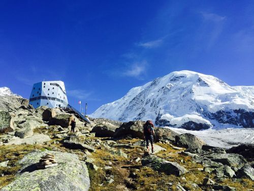 Monte Rosa Varlė, Zermatt, Sniegas, Valais, Serija 4000, Kraštovaizdis, Aukšti Kalnai, Šveicarija