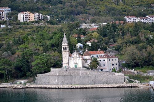 Montenegro, Sala, Islet, Bažnyčia, Vienuolynas