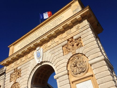 Montpellier, Triumfinė Arka, Pastatas, Architektūra