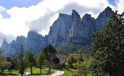 Montseratas, Kalnas, Katalonija, Catalunya, Benediktinas, Gamta, Religija, Ispanija