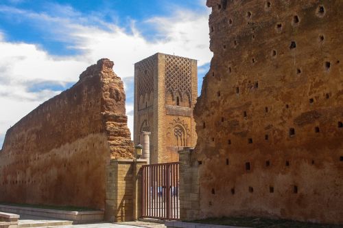 Paminklas Hasono Bokštui, Rabatos Miestas, Marokas, Kelionė, Almohad Dinastija, Kuskusas