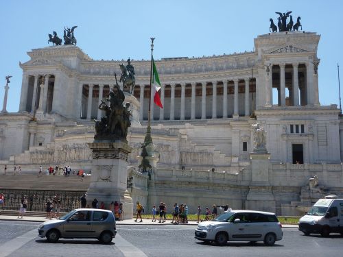 Paminklas Vittorio Emanuele Ii,  Karalius,  Roma,  Italy,  Itališkas