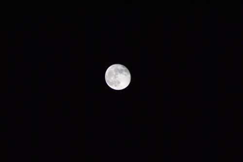 Mėnulis, Dangus, Naktis