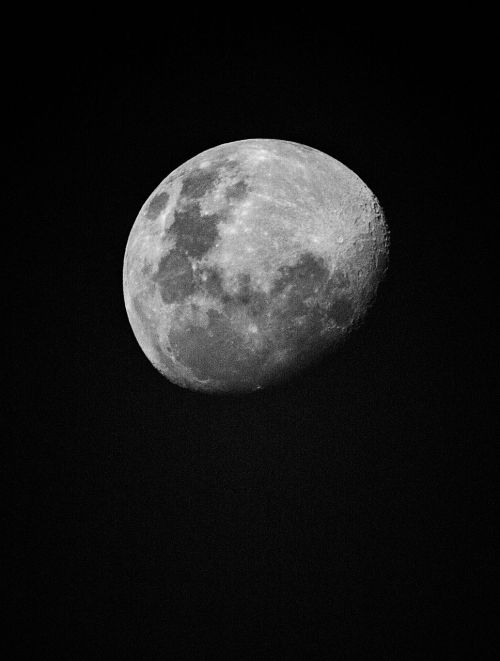 Mėnulis, Juoda Ir Balta, Astrofotografas
