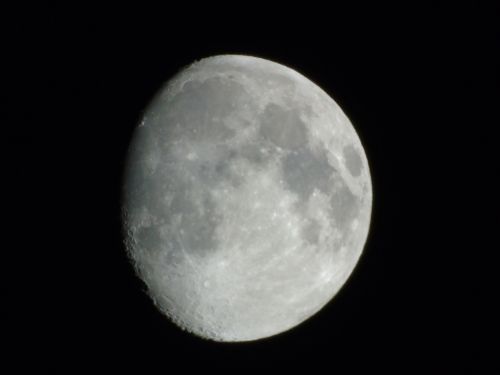 Mėnulis, Žvaigždėtas Dangus, Fotografija, Kamerinis Mėnuo