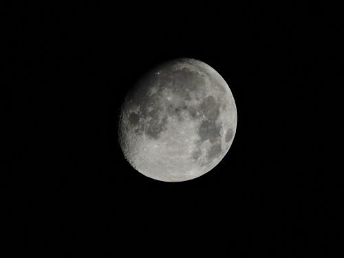 Mėnulis, Mėnulio Šviesa, Astronomija, Erdvė