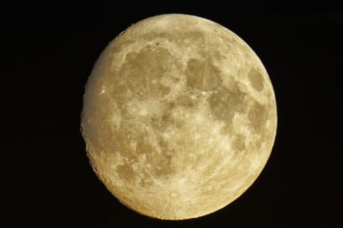 Mėnulis, Skausmas, Luna, Žemės Mėnulis, Dangaus Kūnas, Mėnulio Šviesa, Pilnatis, Naktinė Nuotrauka, Mėnulio Krateriai, Mėnulis Naktį, N-51 ° -0-0-E-10 ° -0-0, 12-11-2016-19-30