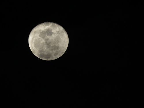 Mėnulis, Naktinis Dangus, Naktis, Dangus Moon