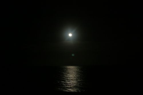 Mėnulis, Naktis, Mėnulio Naktis, Romantika, Pilnatis, Ispanija, Jūra