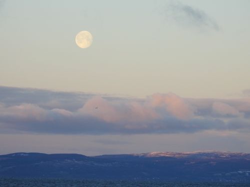 Mėnulis, Luna, Montañas, Naktis, Dangus, Gamta, Kalnas, Škotija, Sala Arran, Plokščią Žemę