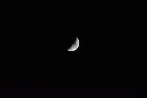 Mėnulis, Delčia, Tamsi, Dangus, Astronomija