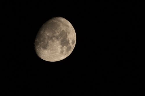 Mėnulis, Vis Labiau, Mėnulio Krateriai, Naktis