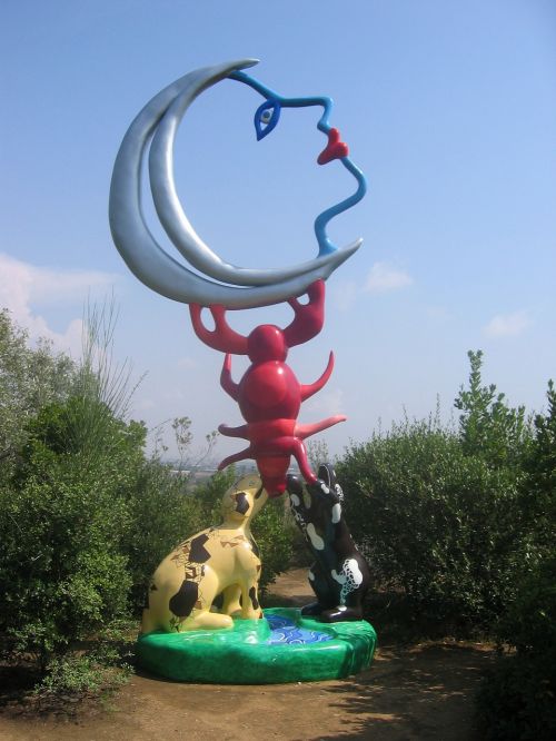 Mėnulis, Skulptūra, Tarot Sodas, Italy, Niki De Saint Phalle, Sodas Tarot, Il Giardino Dei Tarocchi, Menas