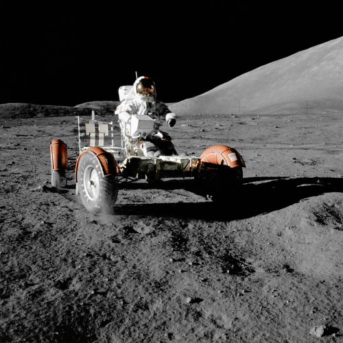 Mėnulio Transporto Priemonė, Astronautas, Kosmoso Kelionės, Moon Buggy, Mėnulio Roveris, Apollo 17, Lrv, Automobiliai, Mėnulio Paviršius, Tyrimai, Mokslininkai, Mokslas, Aviacijos Ir Kosmoso Pramonė, Nasa, Technologija, Apollo Misija