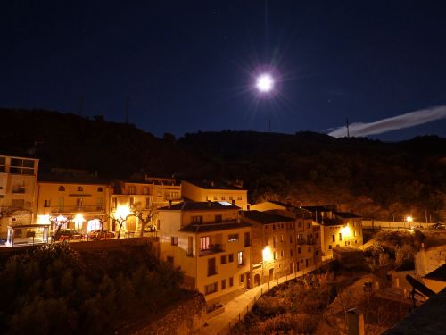 Mėnulio Šviesa, Žmonės, Naktis, Naktinis Vaizdas, Anksčiau, Vilella Baixa