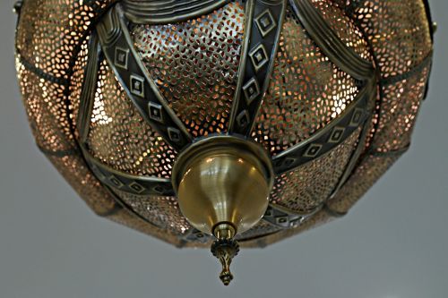 Maroko Lempa, Ornate, Apšvietimas, Arabų, Tradicinis, Dizainas, Metalas, Islamic