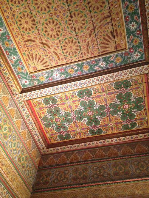 Marokas, Plytelės, Lubos, Spalvinga, Modeliai, Mozaika, Apdaila, Marokas, Dizainas, Ornamentas, Architektūra, Rytietiškas
