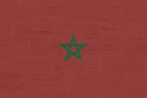Marokas, Vėliava, Tarptautinis, Žvaigždė