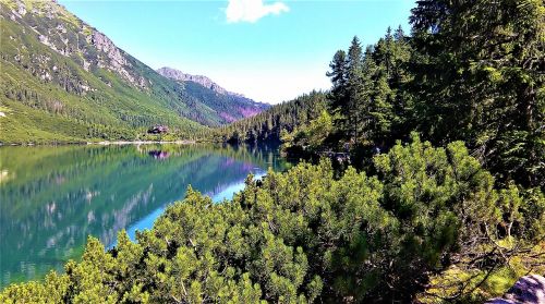 Morskie Oko, Kalnai, Ežeras