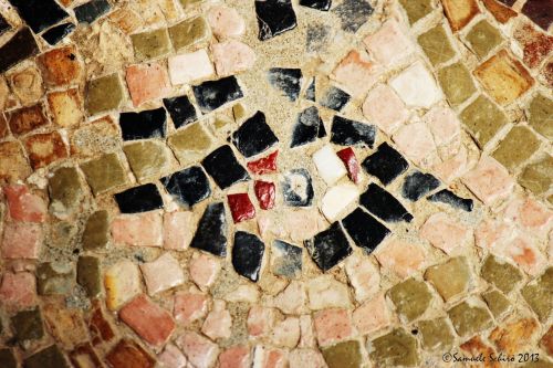 Mozaika, Menas, Sicilija, Romano, Akis, Spalvos, Akmenys, Senovės