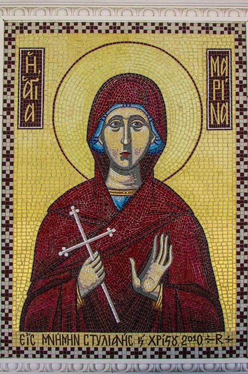 Mozaika, Ayia Marina, Kipras, Aglizidai, Saint, Bažnyčia, Ortodoksas, Religija