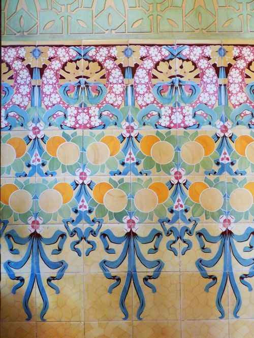 Mozaika, Kataloniškas Modernizmas, Art Nouveau, Amatai, Keramika, Pakartotinai, Pere Mata, Domènech I Montaner, Architektūra