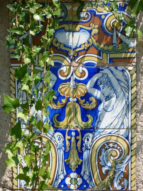 Mozaika, Modernistė, Ivy Romantiškas Sodas, Plytelės