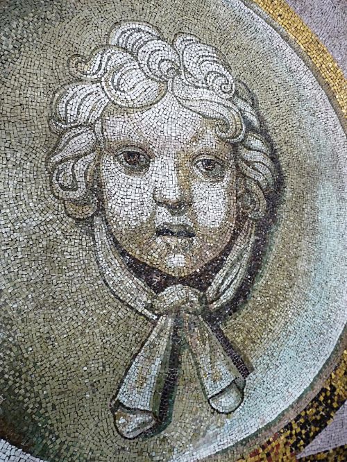 Mozaika, Menas, Galva, Portretas, Siena, Steinchen, Akmenys, Meno Kūriniai