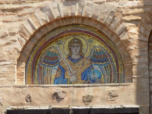 Mozaika, Vydubychi Vienuolynas, Vydubychi, Mičelio Bažnyčia