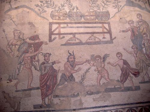 Mozaika, Piazza Armerina, Sicilija, Enna Restauracija, Meno Kūriniai, Senovinis