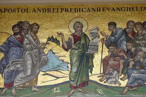 Mozaika,  Vaizdo,  Bažnyčia,  Katedra,  Bukareštas,  Rumunija,  Apaštalas,  Jonas,  Krikštytojas,  Kristus,  Krikščionių,  Krikštas