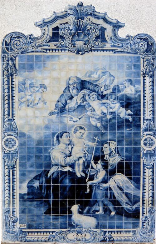 Mozaika, Religija, Scena Iš Biblijos, Menas, Mėlynas