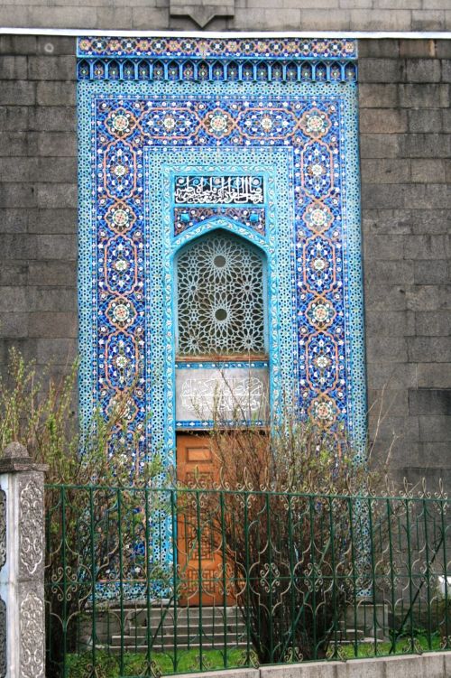 Mečetė,  Siena,  Skydas,  Mozaika,  Mėlynas,  Turkis,  Mozaika Didelėje Mečetėje,  Rusija