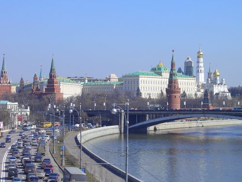 Moscow, Kremlius, Upė, Kapitalas, Rusija