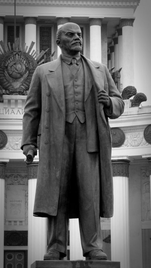 Moscow, Leninas, Istoriškai, Sovietų Sąjunga, Statula, Paminklas