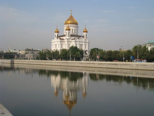 Moscow, Bažnyčia, Architektūra, Rusija, Miestas, Kelionė, Krikščionybė, Senas, Turizmas, Vasara, Lauke, Upė