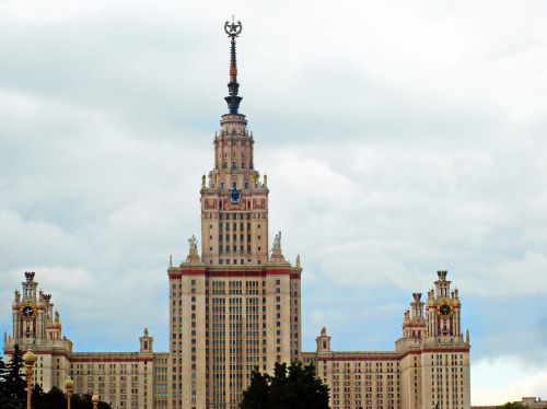 Moscow, Universitetas, Lomonosovas, Architektūra, Stalinas, Masyvas, Fasadas