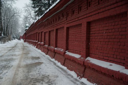 Moscow, Kapinės, Kapai, Sniegas