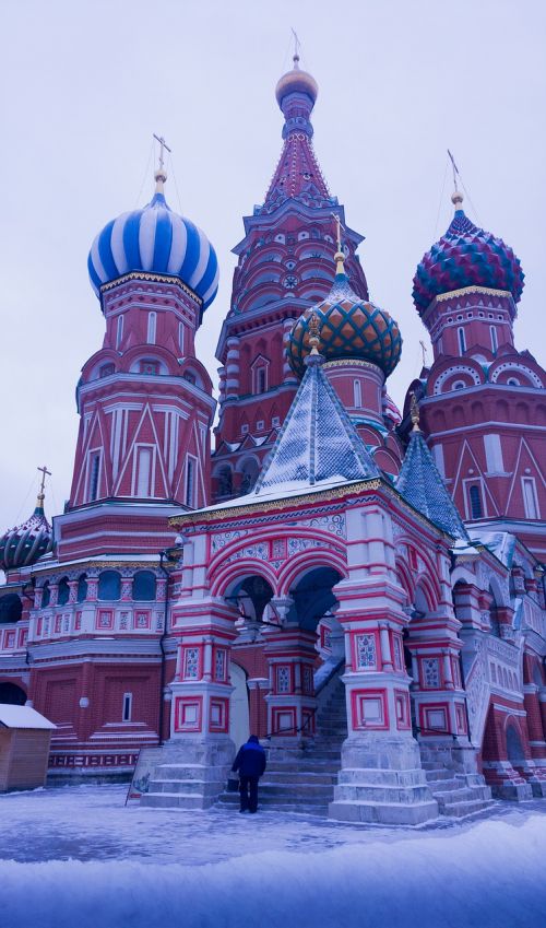 Moscow, Raudonas Kvadratas, Šventasis Baziliko Katedra, Religija, Ortodoksas